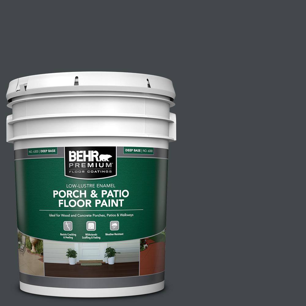 5 gal. #PPU24-23 Little Black Dress Low-Lustre Enamel Interior/Exterior Porch and Patio Floor Paint price history on PriceWatchPro