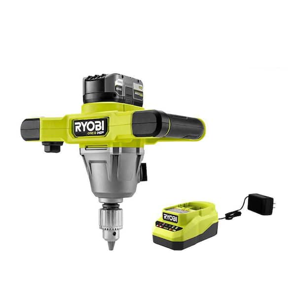 ONE+ 18V HP 1/2 in. Mud Mixer Kit with 4.0 Ah Battery and Charger