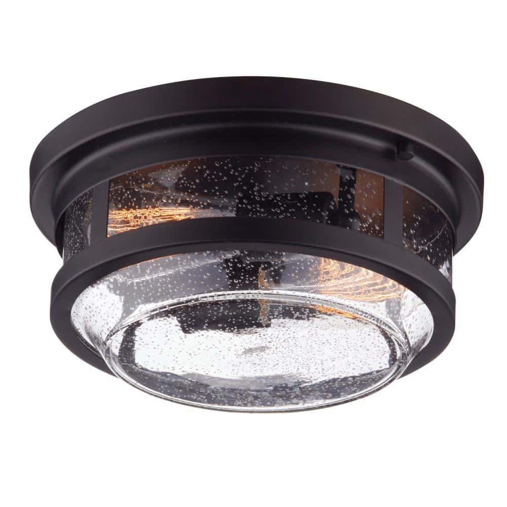 2-Light Wolfe Bronze Outdoor Flush Mount price history on PriceWatchPro