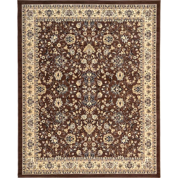 Unique Loom Sialk Hill Washington Brown 8' 0 x 10' 0 Area Rug