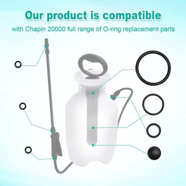 Unbranded Garden Sprayer Piston Pump Seal Gasket Kit Cordless Mister  Replacement Parts Leak Prevention with 2-Sets OF148PH033