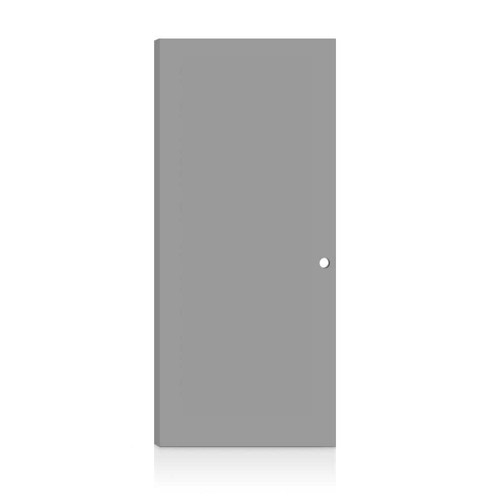 Fire-Rated Flush Panel 30 in. x 80 in. Left-Hand/Inswing Light Gray Composite Interior Commercial Door Slab price history on PriceWatchPro