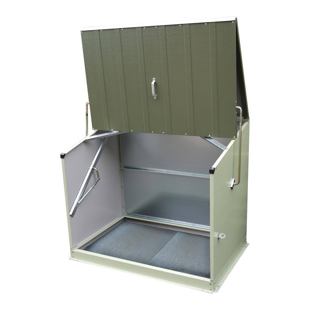4-1/2 ft. x 3 ft. Heavy-Duty Steel Stowaway Storage Shed