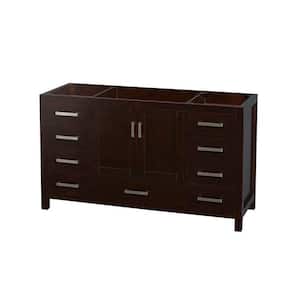 Wyndham Collection Sheffield 59 in. W x 21.5 in. D x 34.25 in. H Single ...