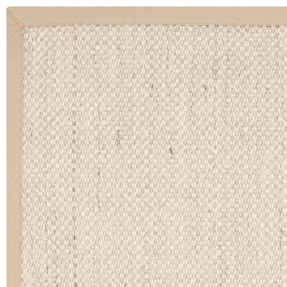 Marble and Linen Flat Woven Natural Fiber Area Rug