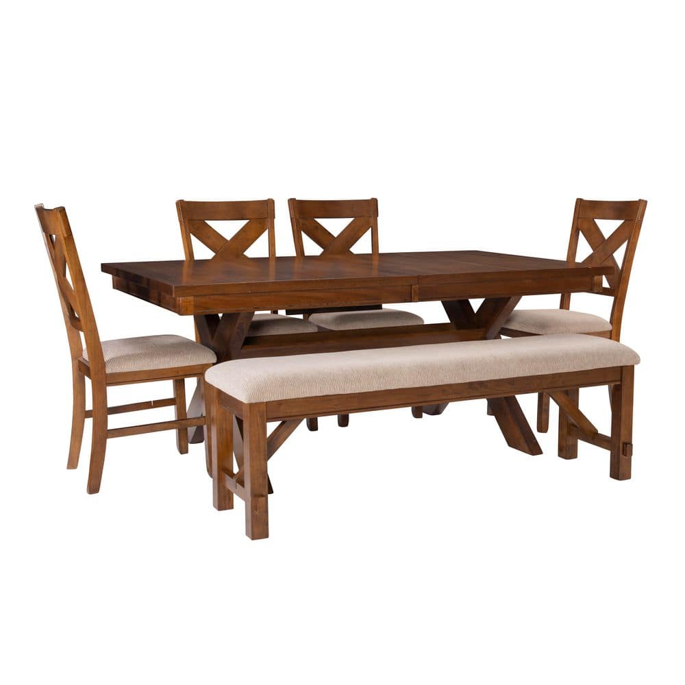 テーブル・チェア・ハンモック LOGOS BENCH TABLE SET 6 MAPLE テーブル・チェア・ハンモック LOGOS BENCH TABLE SET 6 MAPLE