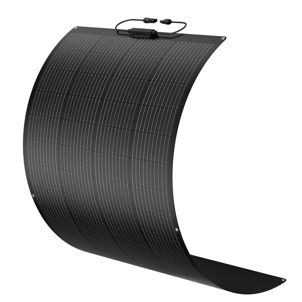 Arch 12-Volts 200-Watt Fiberglass Curved Portable 10BB Monocrystalline Sola