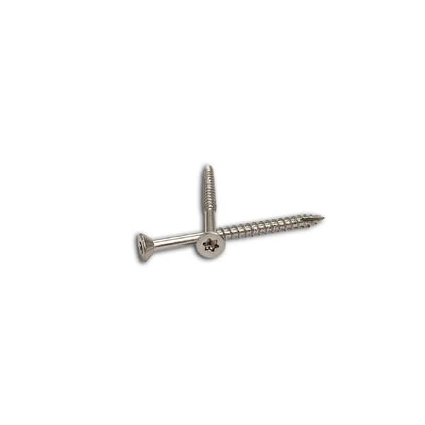WOODPRO FASTENERS #9 x 2-1/2 in. Star Drive Bugle Head Stainless Steel Wood Screws, 1 lb./Pack