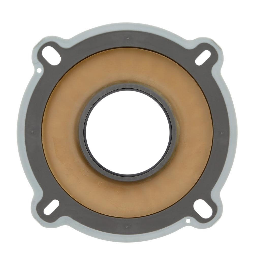 Universal Blue and Gray Toilet Installation Kit with Wax Ring