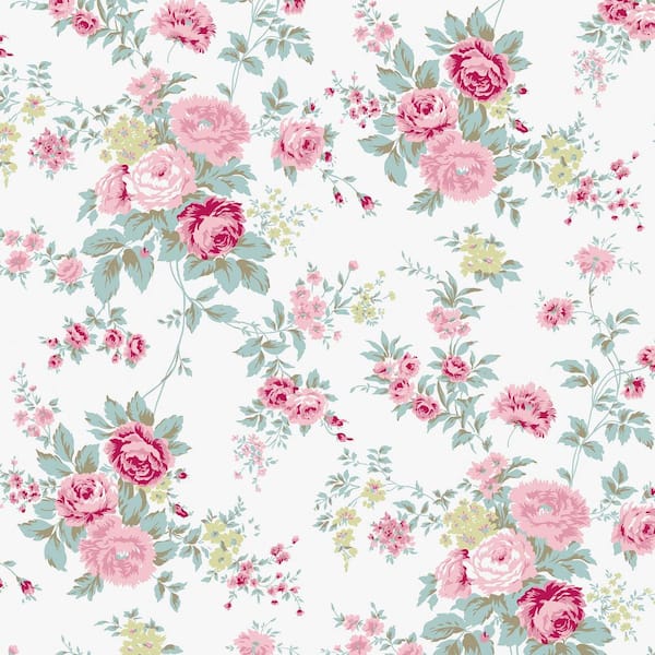 Rachel Ashwell Wildflower Off White Wallpaper