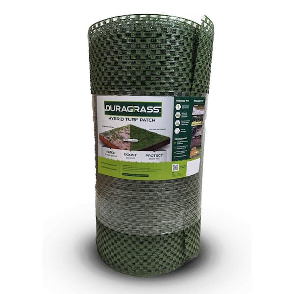 Lawn Repair 3 ft. Wide x 20 ft. Long Cut to Length Green Hybrid Artificial Grass Turf