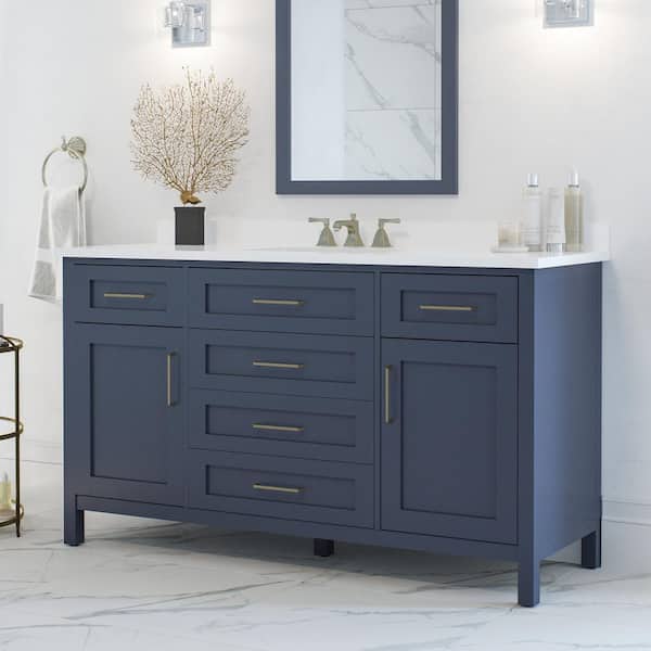remodel 05 V.A. 『VANITY BOX』 Vanity Art Laval 60 in. W x 22 in. D x 34 in. H Single Sink