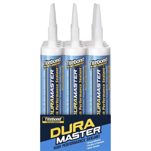 Titebond DuraMaster 10.1 oz. Black High Performance Elastomeric Sealant (12-Pack)