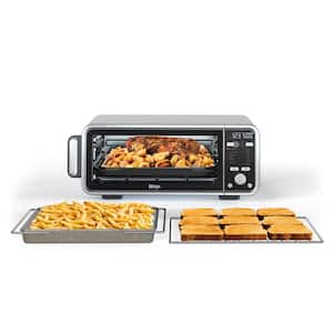 Foodi 13-in-1 Black Dual Heat Air Fryer, Countertop Toaster Oven, Dehydrate, Reheat, 1800-Watt