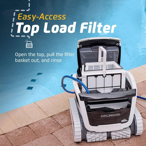 Dolphin Explorer E55 Automatic Robotic Pool Vacuum Cleaner-Ideal