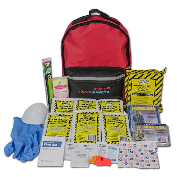 Ready America 1-Person 3-Day Emergency Kit with Backpack 70180 - The ...