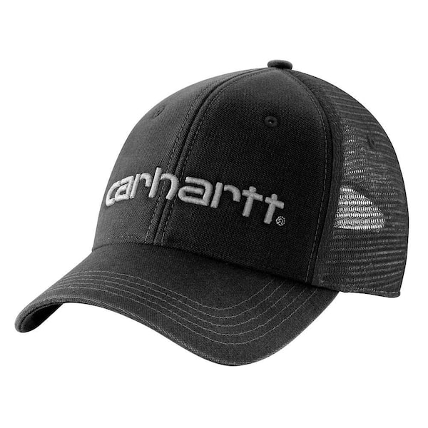 Carhartt Men's OFA Black Cotton Cap Headwear