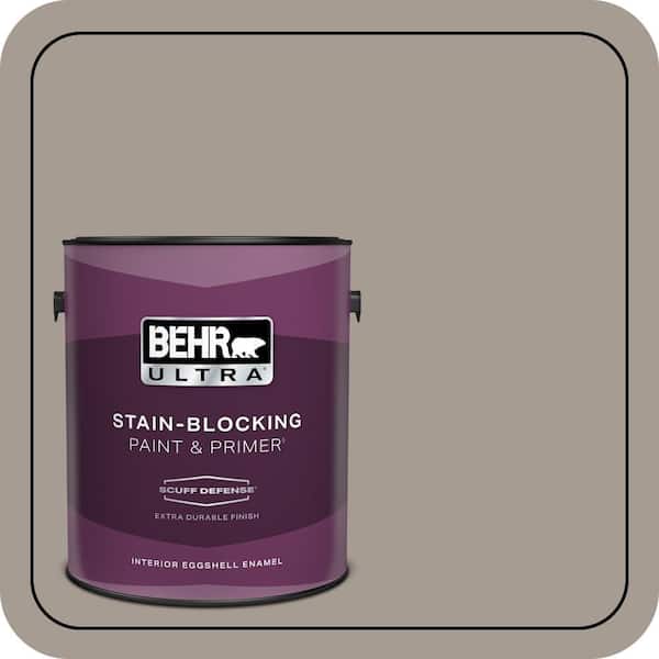 BEHR ULTRA 1 gal. #N200-4 Rustic Taupe Extra Durable Eggshell Enamel Interior Paint & Primer