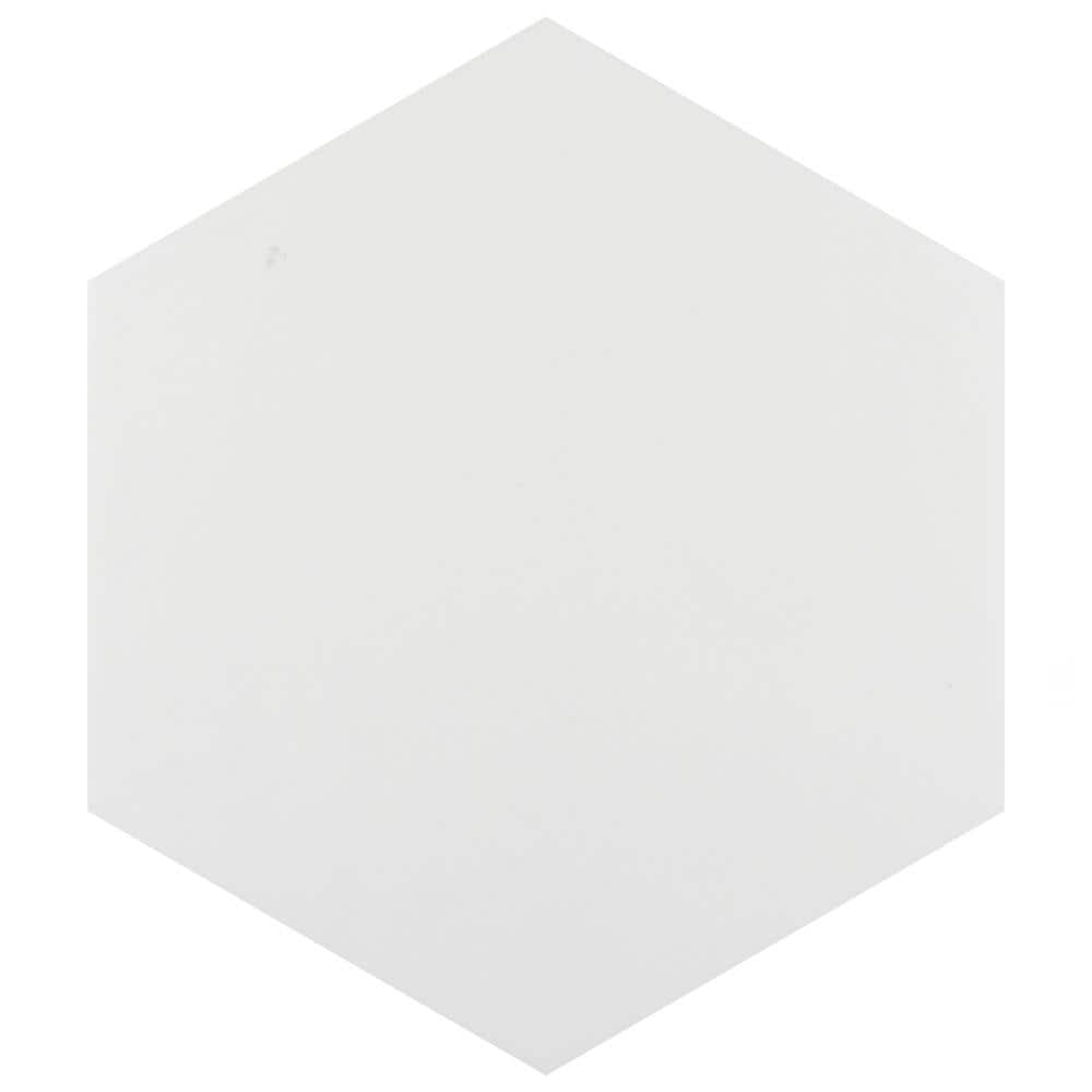 Hexatile Matte Blanco 7 in. x 8 in. Porcelain Floor and Wall Tile (7.5 sq. ft./Case) price history on PriceWatchPro