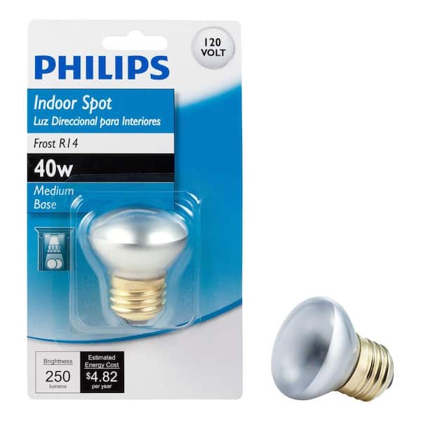 Philips 40-Watt R14 Halogen Light Bulb (1-Pack) 415380 - The Home Depot