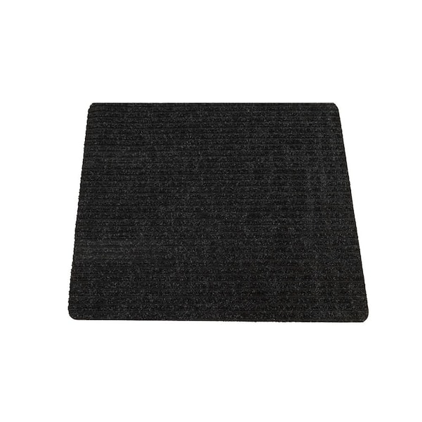 Black Mat 30 in. x 30 in. UV Polyester Stair Tread Cover 1 piece