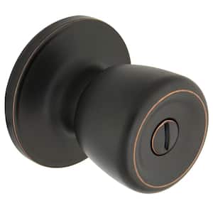 Simple Series Bell Aged Bronze Bed and Bath Door Knob