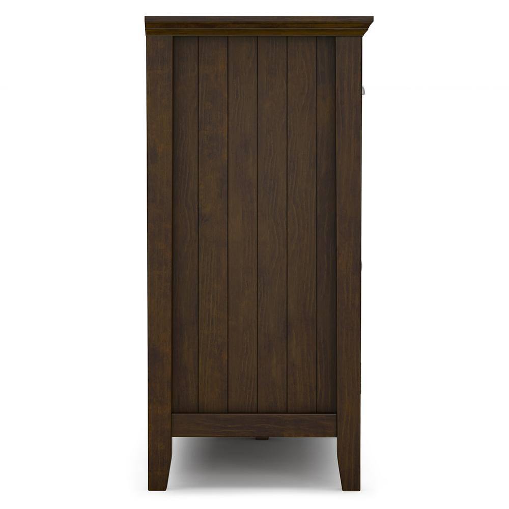 Acadian 60'' Brunette Brown Solid Wood Sideboard Buffet