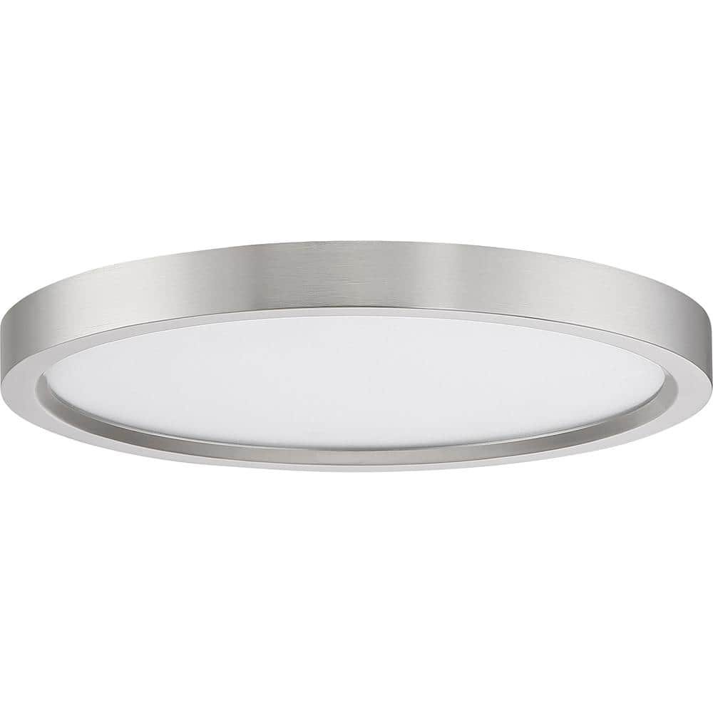 Elegant Brushed Nickel 11" LED Flush Mount Ceiling Light