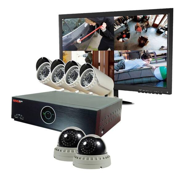 Revo Elite HD 8-Channel 1080P 2TB NVR Surveillance System with (6) 2.1 Megapixel HD Cameras