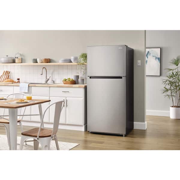 Vissani 18.1 cu. ft. Top Freezer Refrigerator in Fingerprint