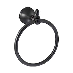 Antica Towel Ring in Rubbed Bronze