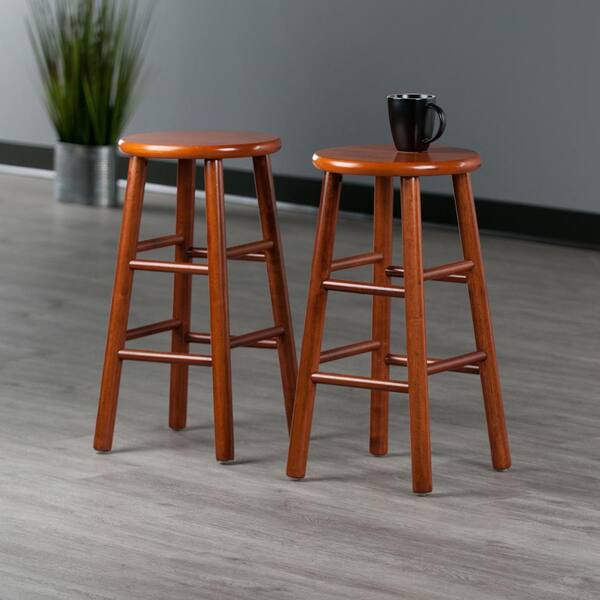Winsome Wood Tabby 24 In Cherry, Winsome 24 Bar Stools