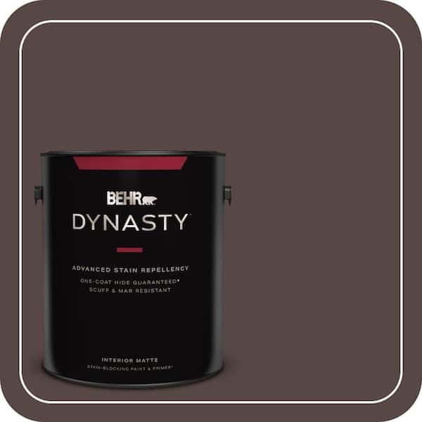 BEHR DYNASTY 1 gal. Home Decorators Collection #HDC-CL-14 Pinecone Path Matte Interior Stain-Blocking Paint & Primer