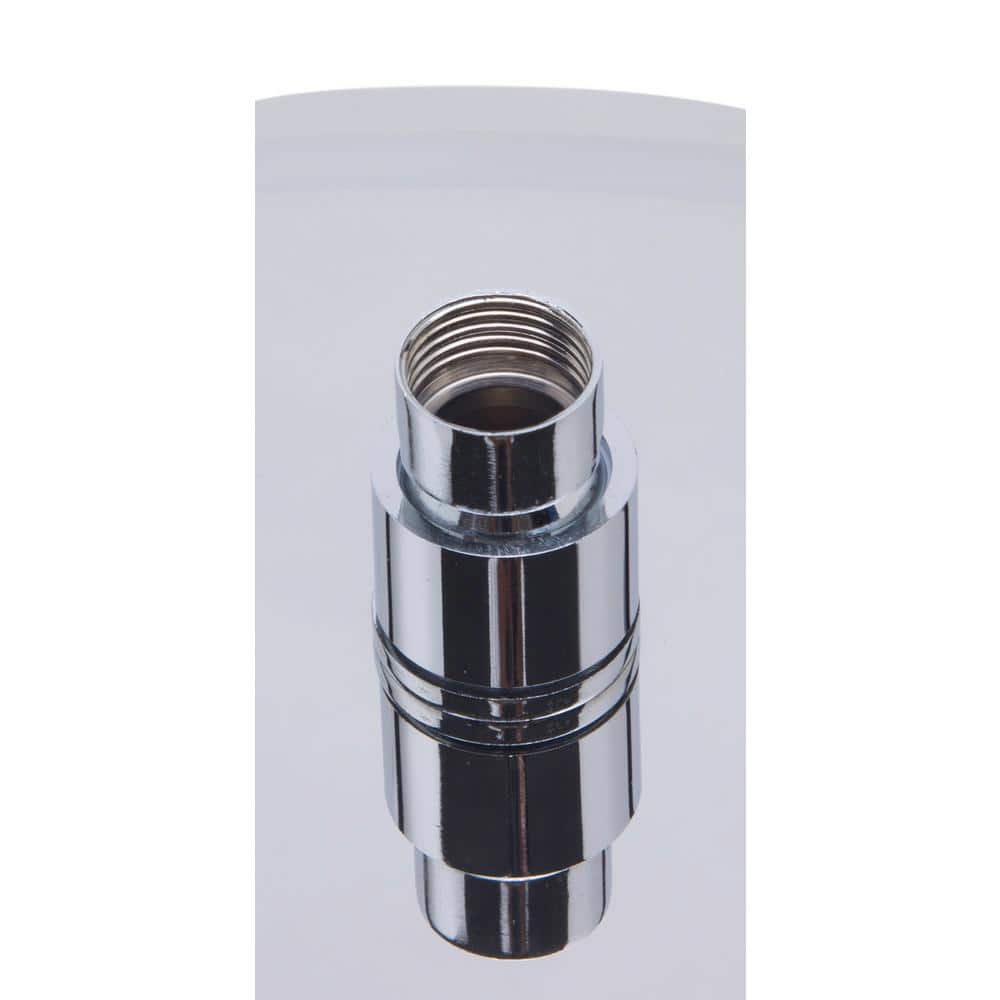 Ultra Thin Polished Stainless Steel Oval Rain Shower Head