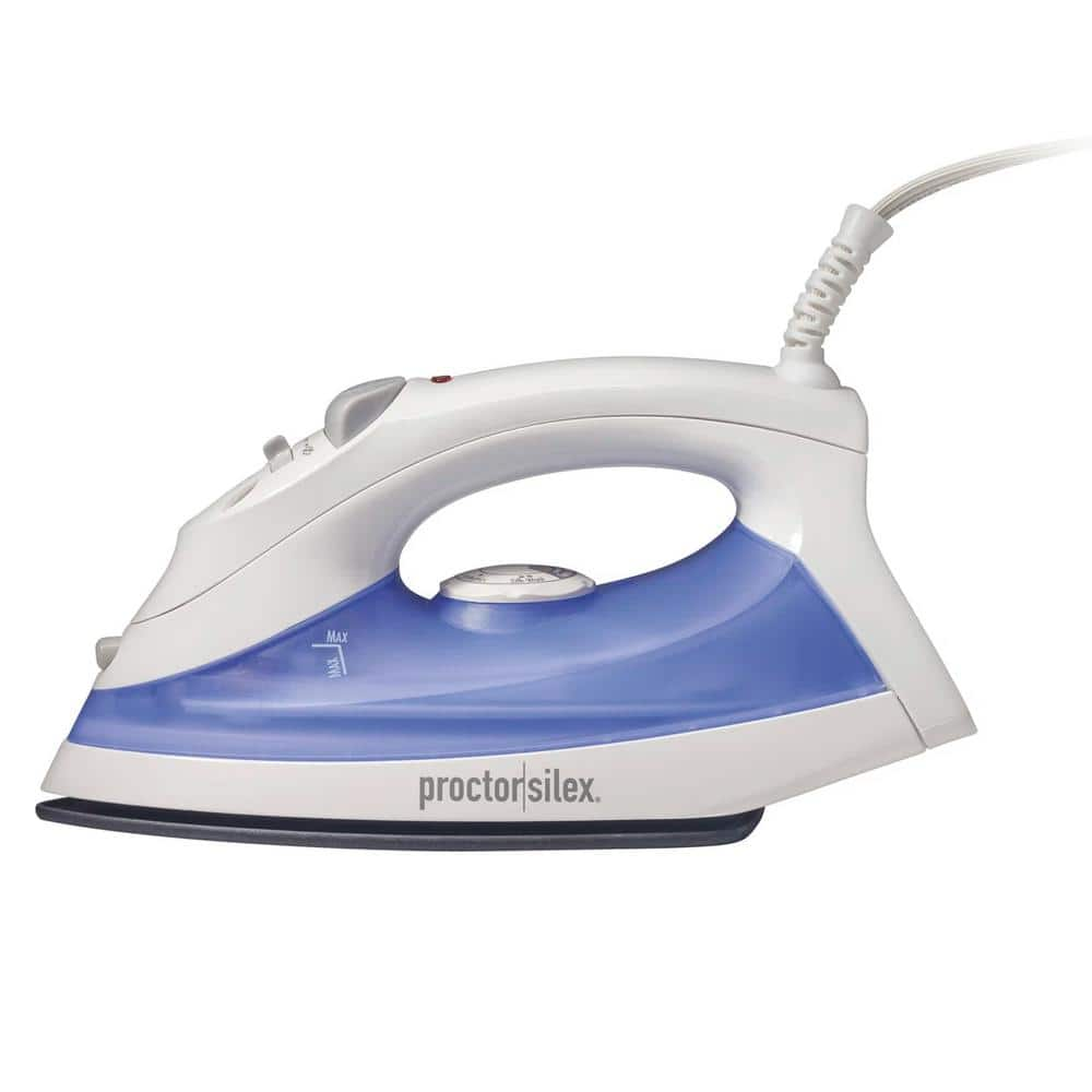 Proctor Silex Simply Better Nonstick Soleplate Iron with Adjustable Steam in Blue