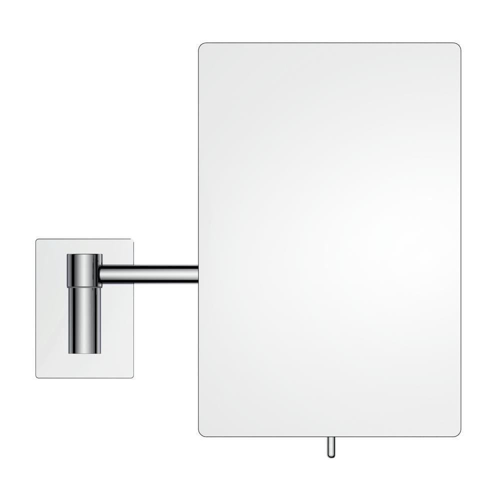 12.4 in. W x 12.6 in. H Rectangular Stainless Steel Framed Wall Mount Bathr
