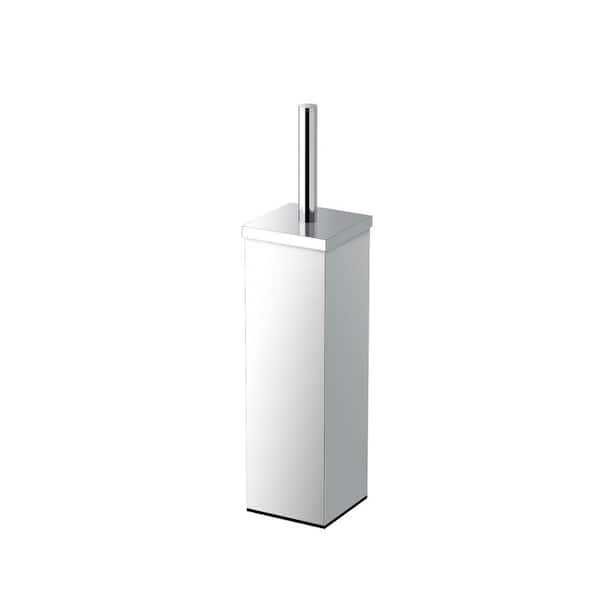 Gatco Square 3.63 in. W Toilet Brush Holder in Chrome