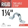 Halex 1 in. Rigid One-Hole Strap (50-Pack) 61110B - The Home Depot