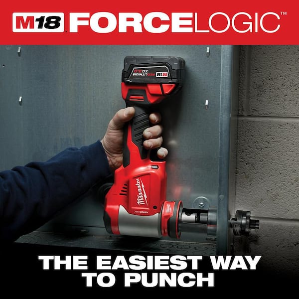 n0n0　0107 ♡ Milwaukee M18 Force Logic 10ton Knockout Tool Kit 1/2