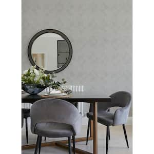 Wegener Silver Geometric Wallpaper