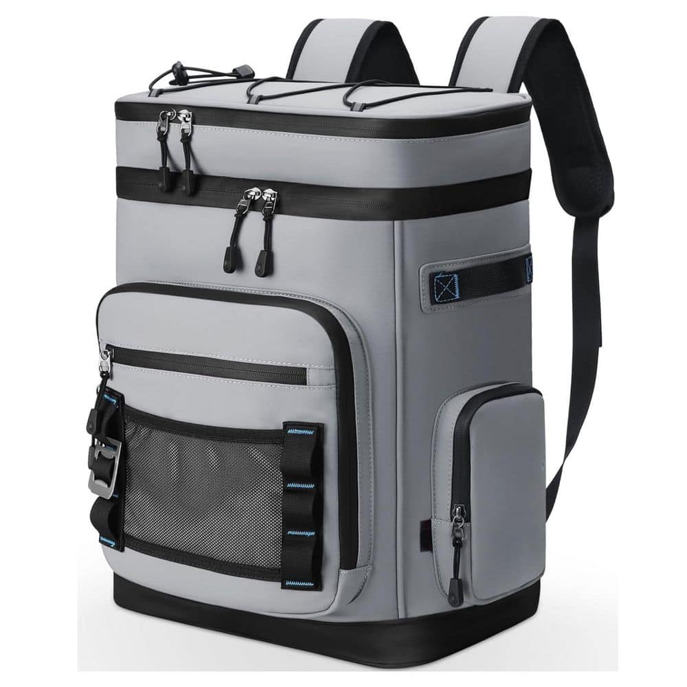 32 qt. Waterproof Insulated Cooler Backpack Leak Proof for Camping Beach Fishing Picnic Travel 48 Cans Capacity
