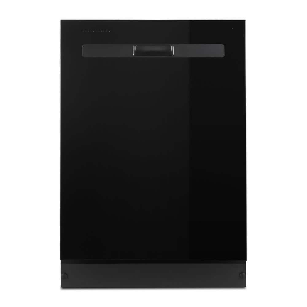 24 in. in Black Top Control Dishwasher