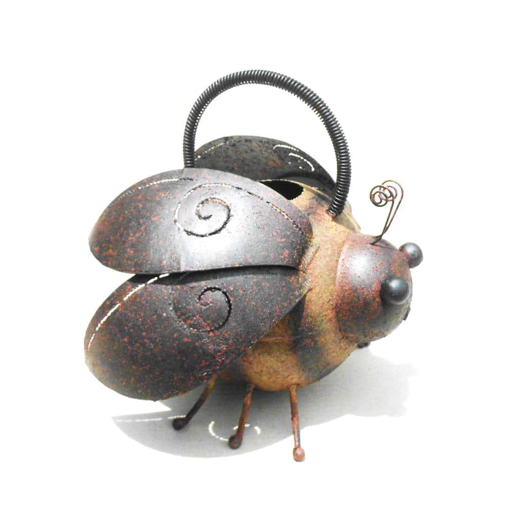 Handmade Multicolor Iron Bee Garden Watering Can