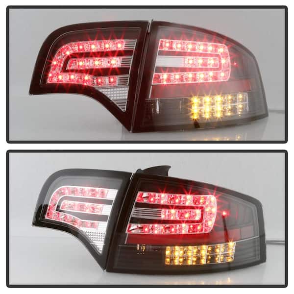 Spyder Auto Audi A4 4Dr 06-08 LED Tail Lights Black 5029287 The Home  Depot