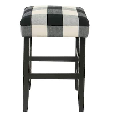 buffalo plaid bar stools