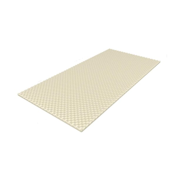Unbranded 1 in. Medium No Pocket Cotton Twin XL Mattress Topper