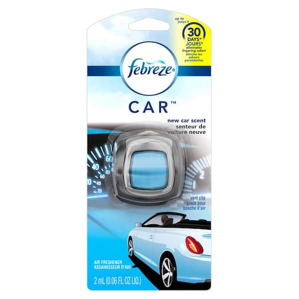 Febreze 0.06 oz. New Car Scent Car Vent Clip Air Freshener