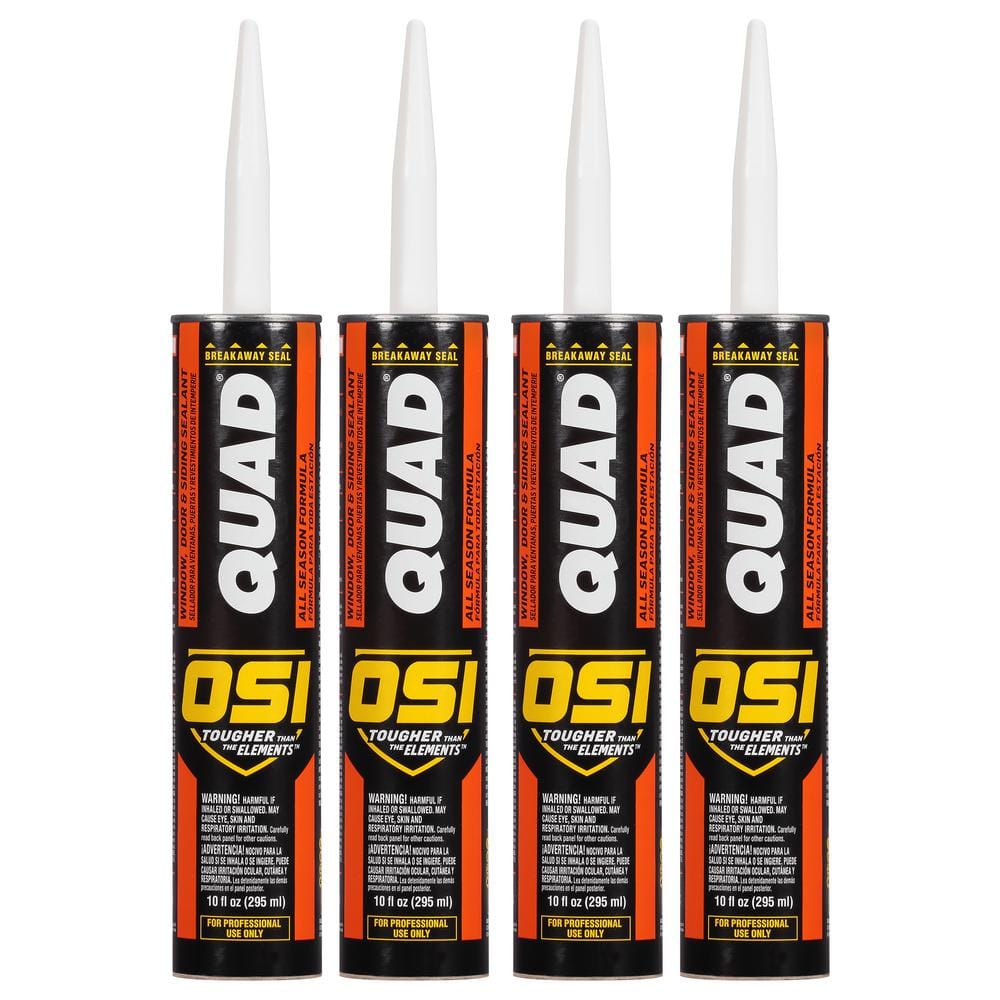 OSI Quad Advanced Formula 10 oz. Clear #000 Exterior Window