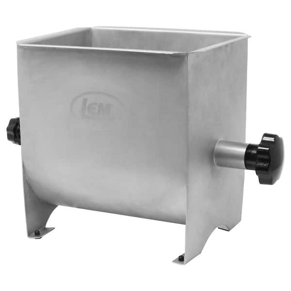 MightyBite 10 lb. Stainless Steel Manual Meat Mixer, 4.8 qt.