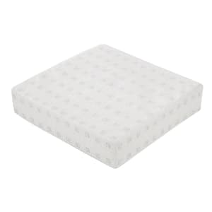 19 in. L x 19 in. W x 3 in. Thick Square Outdoor Seat Foam Cushion Insert